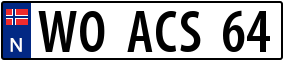Truck License Plate